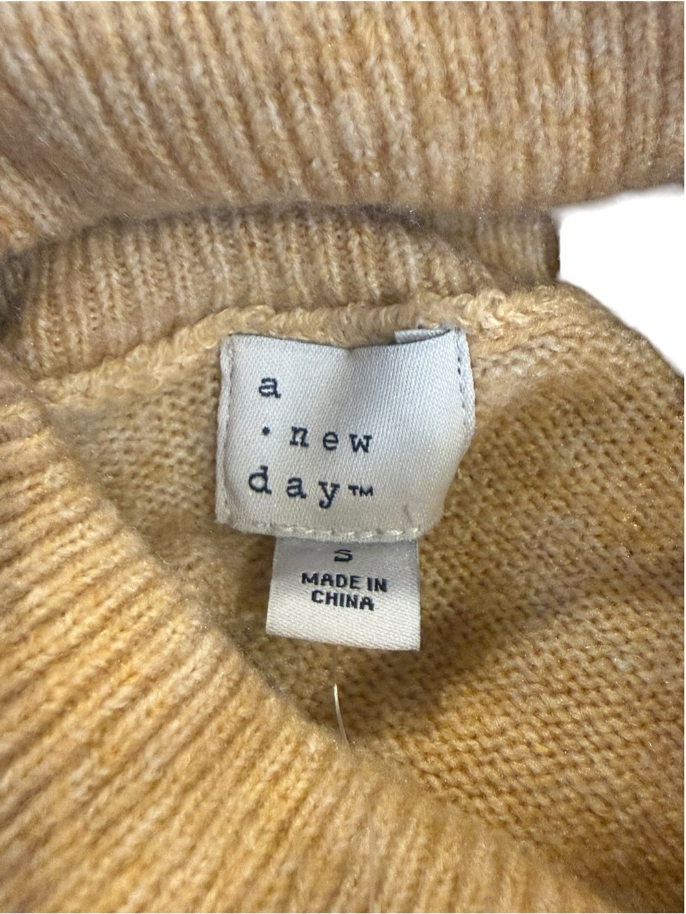 A New Day Women's Turtleneck Sweater Long Sleeve Pullover Cozy Knit Fall Size XS - Picture 3 of 4